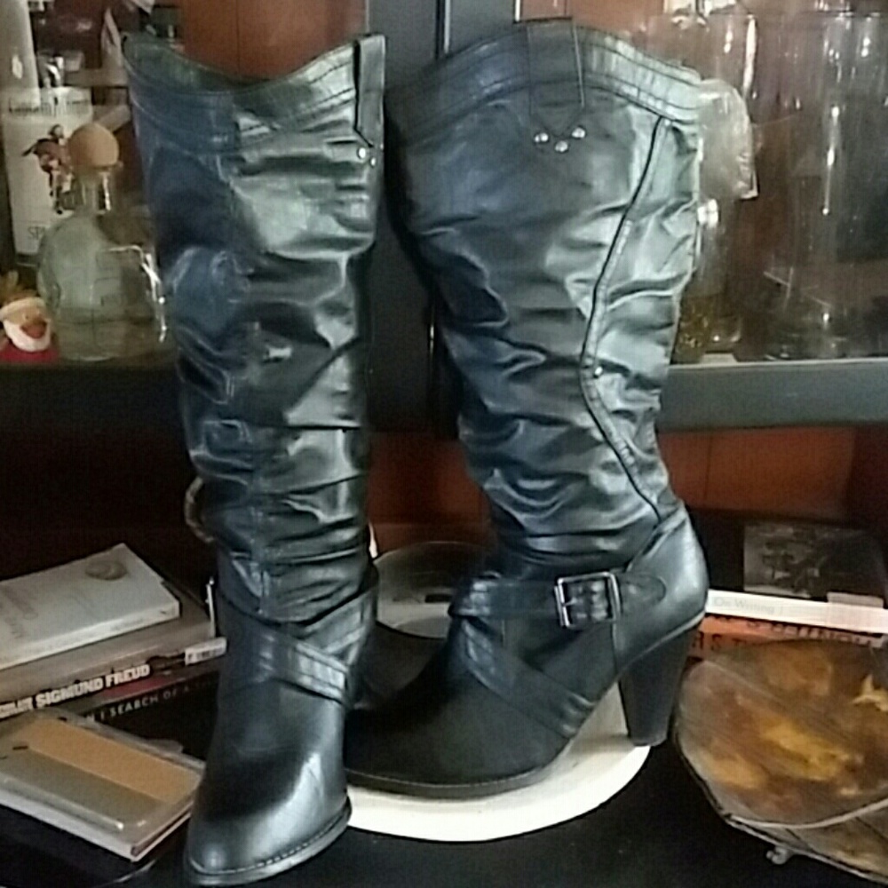 Mid calf boots